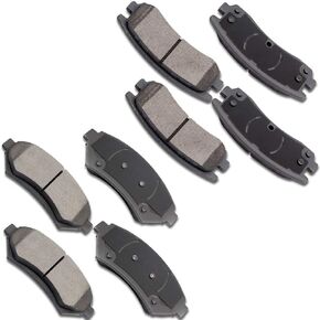Ceramic Brakes Pads,OCPTY Quick Stop Front Rear Brake Pad fit for Buick Century,Regal,for Chevy Impala,Monte Carlo,Venture,for Oldsmobile Intrigue,Silhouette,for Pontiac Grand Prix,Montana