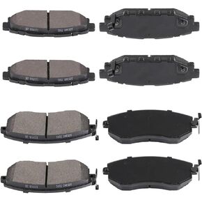 ALADICHE Front Rear Ceramic Brake Pads Compatible with Subaru Forester Brz Impreza Crosstrek, D1114 D1539