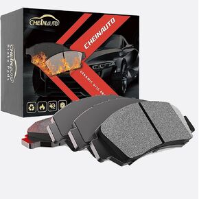 MERXENG Front Brake Pads with Hardware, 4 PCS Ceremic Brake Pads Set fit for TOYOTA TACOMA TUNDRA FJ CRUISER SEQUOIA SEQUOIA LEXUS GX460 GX470