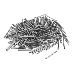 uxcell Finishing Nails Hand-Drive Hardware Carbon Steel Nail 30mm 1.2-inches 300pcs