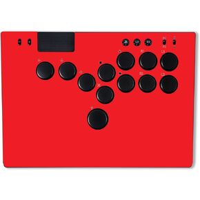 MightySkins Skin Compatible with Razer Kitsune - Solid Red | Protective, Durable, and Unique Vinyl Decal wrap Cover | Easy to Apply & Change Styles | Made in The USA
