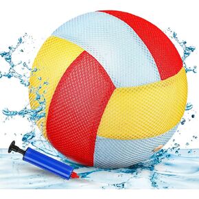 كرة طائرة Threan مقاس 8.5 بوصة مقاومة للماء مع تقنية Sure Grip Technology Water Beach Pool Volleyball للأطفال والمراهقين والبالغين لعبة حمام السباحة في الهواء الطلق وداخل المنزل