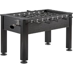 Sport Squad 56in Foosball Table - Adult Size Soccer Table - MDF Wood Foosball Table for Kids & Adults - Bar Game Table, Game Room for Home - Easy Assembly, Built Tough for High Volume Play,Charcoal