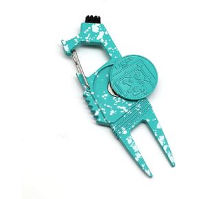 Links Golf Golf Divot Tool – 7 in 1 Multipurpose Divot Repair Tool – Lightweight and Compact Golf Divot Repair Tool with Ball Marker