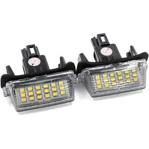 2Pcs LED License Plate Lights Number Lamp for Toyota Camry 2012-2017,Prius C (NHP10)2012-2021 Powered by High Power SMD Xenon White LED Error Free