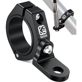 VAZESWIN UTV Whip Light Mount, Sturdy Whip Mount for UTV, Aluminium Alloy UTV Flag Mount, 360° Rotating Adjustable Light Bar Mounting Bracket for 1.5"/1.65"/1.75"/1.85"/2" Roll Bar Cage (1 PC, Black)