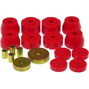 Prothane (4-102) 72-85 Dodge Truck Body Mounts - Red