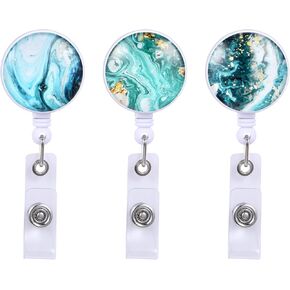 3 قطع حامل بكرة شارة قابلة للسحب، حامل شارة قابل للسحب على شكل زهرة مع مشبك تمساح، بكرة شارة بطاقة الهوية للمتطوعين من طلاب معلم التمريض in Kuwait