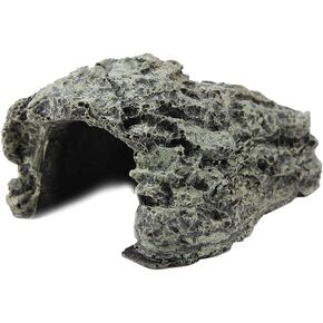 Jerliflyer Turtle Hiding cave,Reptile Amphibian Hideout Box,Resin Rock Hideout Habitat