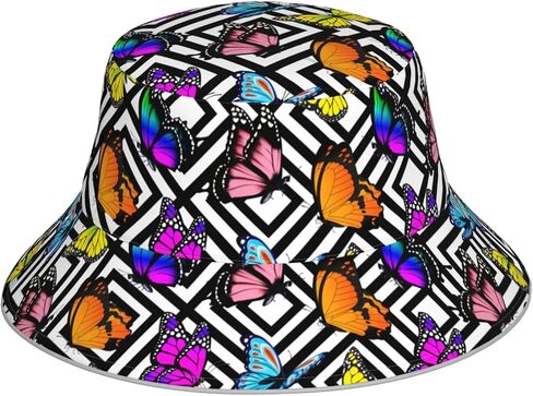 Siarnew Unisex Fashion Bucket Hat for Women Men, Summer Outdoor Sun UV Protection Casual Fisherman Cap in Saudi Arabia