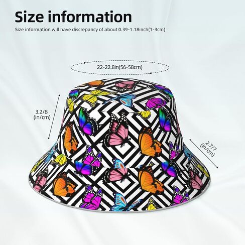 Siarnew Unisex Fashion Bucket Hat for Women Men, Summer Outdoor Sun UV Protection Casual Fisherman Cap in Saudi Arabia