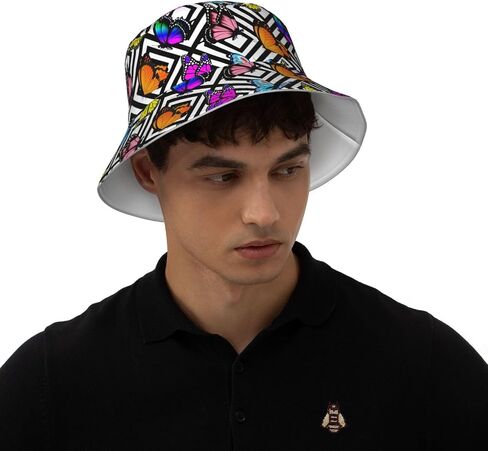 Siarnew Unisex Fashion Bucket Hat for Women Men, Summer Outdoor Sun UV Protection Casual Fisherman Cap in Saudi Arabia