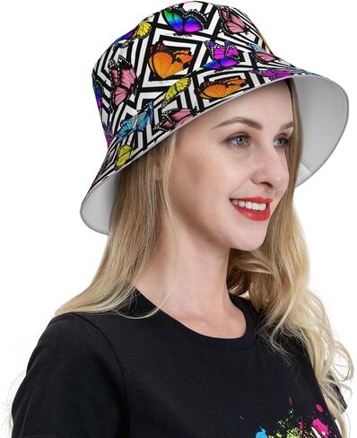 Siarnew Unisex Fashion Bucket Hat for Women Men, Summer Outdoor Sun UV Protection Casual Fisherman Cap in Saudi Arabia