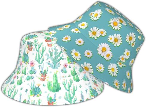 Siarnew Unisex Fashion Bucket Hat for Women Men, Summer Outdoor Sun UV Protection Casual Fisherman Cap in Saudi Arabia