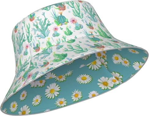 Siarnew Unisex Fashion Bucket Hat for Women Men, Summer Outdoor Sun UV Protection Casual Fisherman Cap in Saudi Arabia