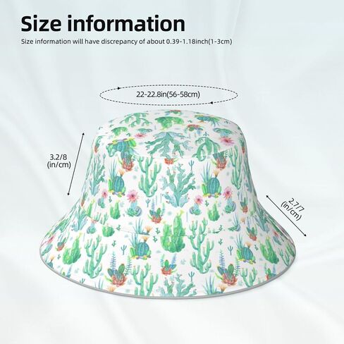 Unisex Fashion Bucket Hat for Women Men, Summer Outdoor Sun UV Protection Casual Fisherman Cap in Saudi Arabia