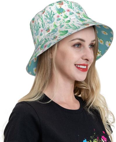 Unisex Fashion Bucket Hat for Women Men, Summer Outdoor Sun UV Protection Casual Fisherman Cap in Saudi Arabia