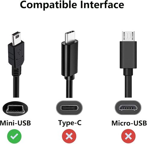 سلك شاحن USB صغير بديل من KQWOMA متوافق مع الرسوم البيانية Texas-Instruments TI-84 Plus CE، الإصدار الفضي TI-84 Plus/C، TI 89 Titanium، TI-Nspire CX/CX CAS (3.3FT) in Kuwait