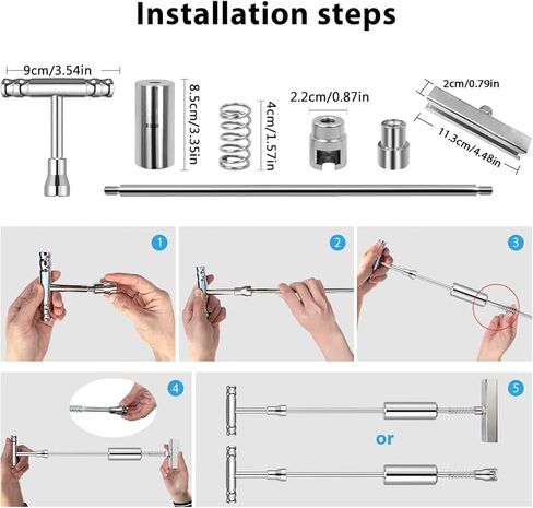 Sonrinss T-Bar Dent Puller - مجموعة مزيل دنت السيارة، مطرقة دنت، أداة إزالة دنت السيارة مناسبة لانبعاجات السيارة / إزالة الانبعاجات التلقائية / تلف البرد in Saudi Arabia