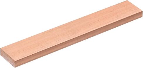 uxcell Copper Flat Bar, 0.31" Thickness x 0.98" Width x 5.91" Length Copper Bus Bar Stock Plate Mill for Electrical (8mm x 25mm x 150mm) in Saudi Arabia
