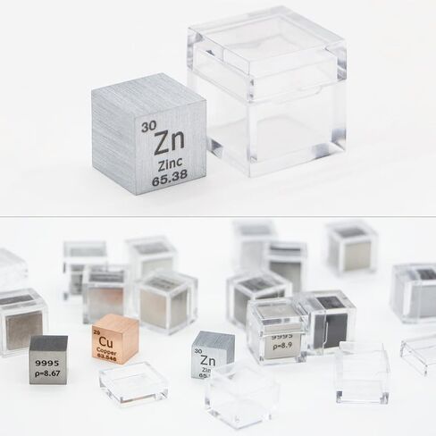 Copper Cube Metal Density Cubes 99.99% High Purity 1" Pure Metal High Density Element Cube for Element Collections Lab Experiment Material Hobbies Heavy Element Collections Hobbies in Saudi Arabia