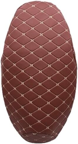 3D Leather Motorcycle Seat Cover Motorcycle Scooter Seat Cover Anti-Slip Cushion Waterproof Breathable Fashion Motorcycle Seat Cushion Protector (Brown XXL) in Saudi Arabia