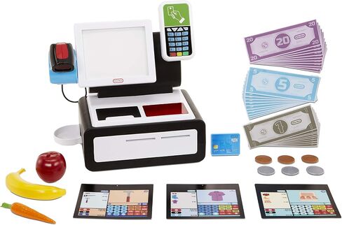 Little Tikes First Self-Checkout Stand Realistic Cash Register Pretend Play Toy for Kids in Saudi Arabia