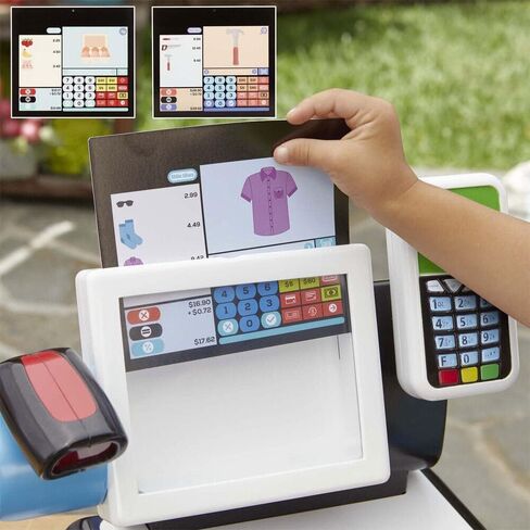 Little Tikes First Self-Checkout Stand Realistic Cash Register Pretend Play Toy for Kids in Saudi Arabia
