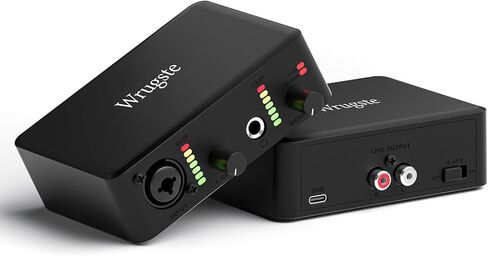 USB Audio Interface Solo Audio Interface with XLR and 1/4" (6.35 mm) Jack +48V Phantom Power for Recording Music Production Streaming Podcasts and Any Other Device for Real-time Monitoring. in Kuwait