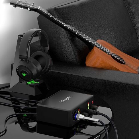 USB Audio Interface Solo Audio Interface with XLR and 1/4" (6.35 mm) Jack +48V Phantom Power for Recording Music Production Streaming Podcasts and Any Other Device for Real-time Monitoring. in Kuwait