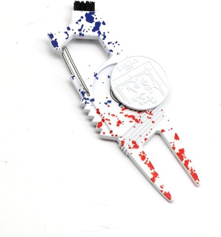 Links Golf Golf Divot Tool – 7 in 1 Multipurpose Divot Repair Tool – Lightweight and Compact Golf Divot Repair Tool with Ball Marker in Kuwait