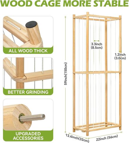 fzwzydd Stuffed Animal Zoo Storage Wooden Extra Large Stuffed Animal Cage Storage,Kids Stuffed Animal Storage Zoo,Stuff Animal Organizer,Stuffed Animal Holder for Nursery Playroom Bedroom Kid Room in Saudi Arabia