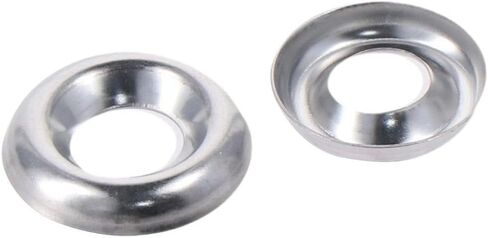 FEIYING 170Pcs Countersunk Washers Finishing Cup Countersunk Washer Kit, 4#6#8#10#12#14#16 Finish Washers, 304 Stainless Steel Finishing Cup Countersunk Washer Assortment Set in Saudi Arabia
