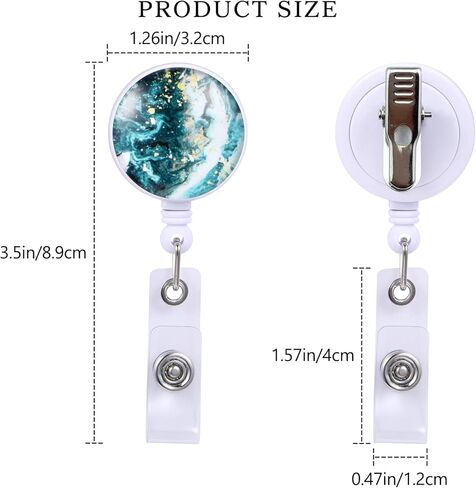 3 قطع حامل بكرة شارة قابلة للسحب، حامل شارة قابل للسحب على شكل زهرة مع مشبك تمساح، بكرة شارة بطاقة الهوية للمتطوعين من طلاب معلم التمريض in Kuwait