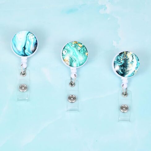 3 قطع حامل بكرة شارة قابلة للسحب، حامل شارة قابل للسحب على شكل زهرة مع مشبك تمساح، بكرة شارة بطاقة الهوية للمتطوعين من طلاب معلم التمريض in Kuwait