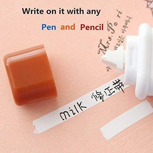 4PCS Milk Bottle Style Correction Tape (Random Color) in Saudi Arabia