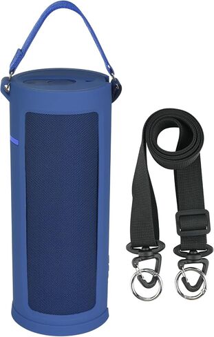TXEsign Silicone Case Cover for Ultimate Ears MEGABOOM 3 Portable Wireless Bluetooth Speaker, Travel Protective Cover Carrying Pouch w Handle Adjustable Shoulder Strap (Lagoon Blue) in Saudi Arabia