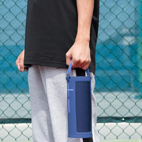 TXEsign Silicone Case Cover for Ultimate Ears MEGABOOM 3 Portable Wireless Bluetooth Speaker, Travel Protective Cover Carrying Pouch w Handle Adjustable Shoulder Strap (Lagoon Blue) in Saudi Arabia