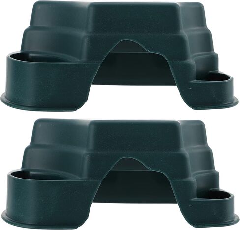 POPETPOP Reptisoil Reptile Terrariums 2Pcs Plastic Reptile Hideout Reptile Basking Platform Small Animal Hide Cave Leopard Gecko Hideout Cave Small Animal Supplies (Black) Reptile Hides in Saudi Arabia