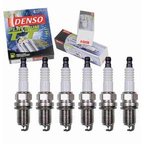 6 pc DENSO Platinum TT Spark Plugs compatible with Toyota Solara 3.0L 3.3L V6 1999-2008 in Kuwait