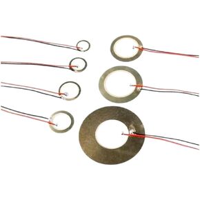 10pcs Piezoelectric Piezo Ceramic Wafer Plate Sounder Sensor Dia 12MM/15MM/18MM/20MM/27MM/35MM/50MM for Buzzer Loudspeaker Wire(10pcs 18MM) in Saudi Arabia