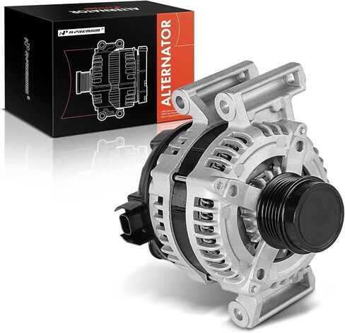 A-Premium Alternator Compatible with Chevrolet & Buick Models - Malibu 2013-2015, Impala 2014-2015, Regal 2014-2017, Envision 2017-2020, 2.0L 2.5L, 12V 130A 5-Groove Decoupler Pulley CW in Saudi Arabia