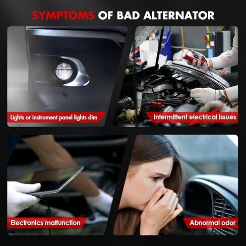 Alternator Fit for Hyundai for Elantra GT 1.6L 2018-2020 for Hyundai for Elantra 1.6L 2017-2020 for Kia for Sorento 2.4L 2011-2012, Replace 37300-2B960 2622503 in Kuwait