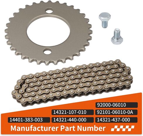 توقيت كام سلسلة ث/ضرس لهوندا XL100 XL125 CT125 CB125S TL125S 1976-1985 14401-383-003 in Saudi Arabia