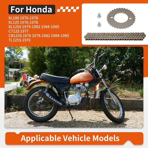 توقيت كام سلسلة ث/ضرس لهوندا XL100 XL125 CT125 CB125S TL125S 1976-1985 14401-383-003 in Saudi Arabia
