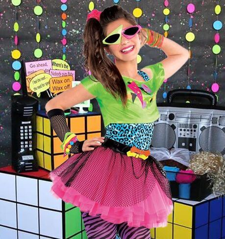 2 Pairs Fishnet Gloves Women's Mesh Fingerless Gloves for 80s Costume Theme Party, Pink, Long in Kuwait