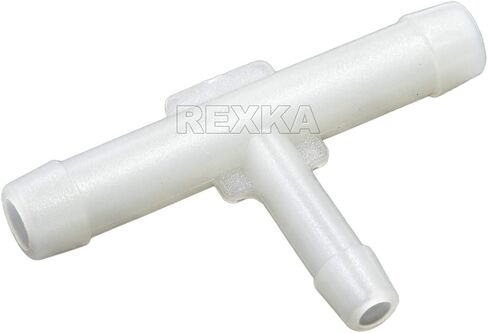 Rexka 20pcs Nylon Vacuum Reducer Tubing Tee Hose Connector 1/4" X 1/4" X 3/16" for GM in Saudi Arabia