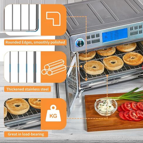 صينية استبدال مقلاة الهواء لـ Emeril Lagasse كل يوم 360 26 QT مقلاة الهواء الكبيرة الإضافية ، 12.5 '× 11.5' in Kuwait