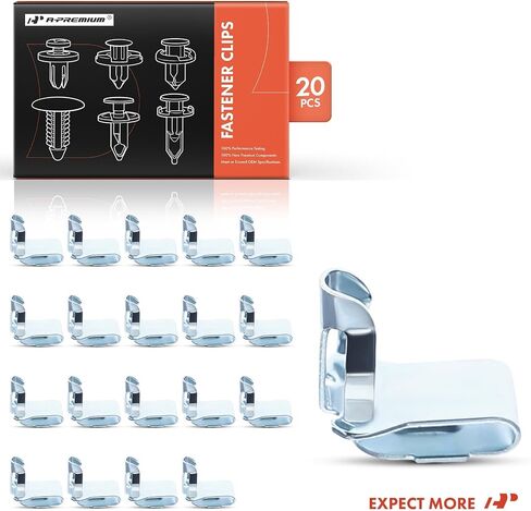 A-Premium 30PCS Metal Door Interior Trim Panel Clips Retainer Compatible with Volkswagen Beetle 1950-1978, Standard 1949 in Saudi Arabia
