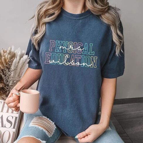 Personalized Teacher Shirts for Women, First Day of School Shirts, Custom Teacher Gifts 2025 in Saudi Arabia